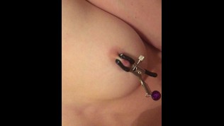 4k HD Nipple Clamp and Clit Suction by @ambrosaxo